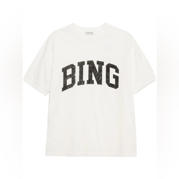 Anine Bing Jaylin Boxy Crew Tee - Picture 4 of 7